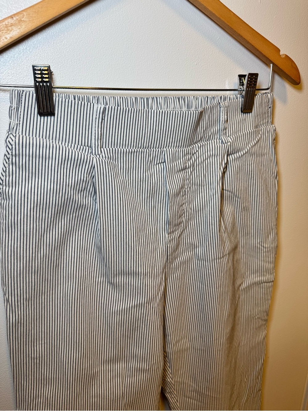 Shinestar Women’s Striped Trousers - Blue & White - Picture 2 of 15